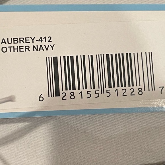 Draper James Gingham Slippers Navy Blue Hello Sugar Aubrey NWT - Picture 5 of 5